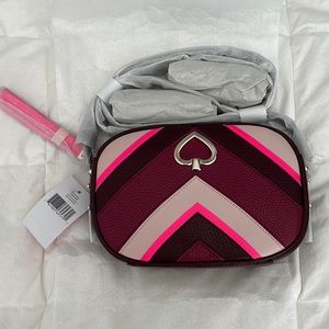 Kate Spade, Camera Bag Purse, Chevron Detail